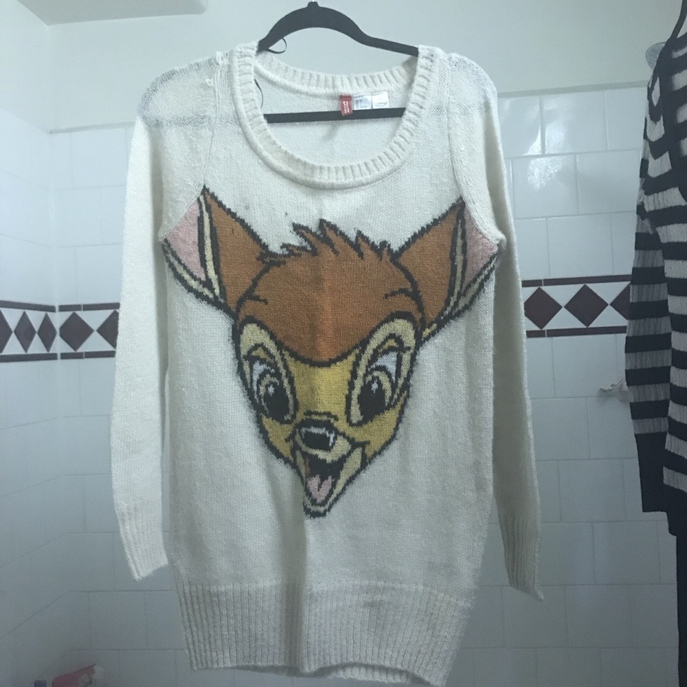 Bambi/Disney X H&M Long Knit Sweater
